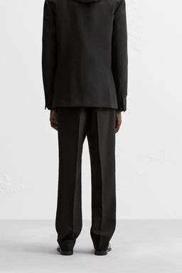 REGULAR FIT WOOL TROUSERS - Zara фото 12