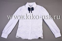 701289 Блуза с длинным рукавом и брошью ModaLora - Kiko фото 2