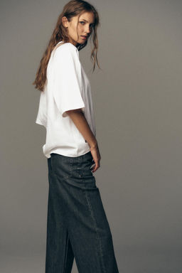 BOXY FIT T-SHIRT WITH LABEL - Zara фото 3