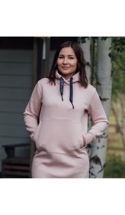 Платье С НАЧЕСОМ футер 3х нитка ПЕНЬЕ - Knitka wear фото 11