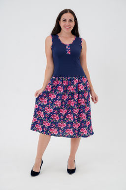 Платье женское Адель малиновые розы - Амадэль фото 5