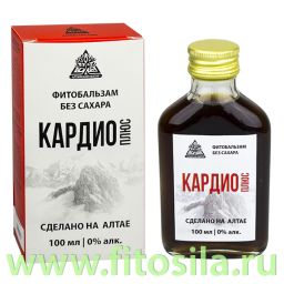 Фитобальзам КАРДИО плюс без сахара, 100 мл, фл., т. м. Алтайский нектар  фото 4