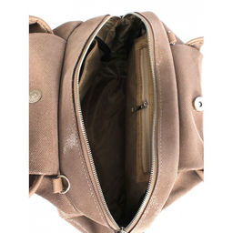 Сумка женская натуральная кожа ADEL-318/ММ (отделка ИСК/КОЖА) . 1 отд, плечевой ремень, капучино 263330 - Adelia фото 3