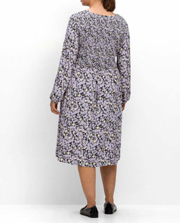 Трикотажное платье, цвета лаванды - Sheego фото 4