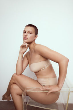 POLYAMIDE BLEND BANDEAU BRA - Zara фото 5
