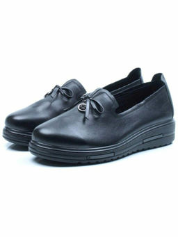 03-5071 BLACK Полуботинки женские (натуральная кожа)