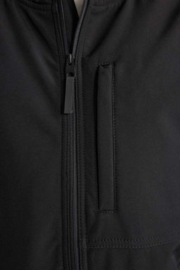 DeFactoFit утепленное пальто из софтшелла стандартного кроя с капюшоном  фото 6