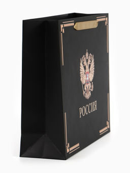 Пакет подарочный, упаковка, «Россия в душе моей», 30×25.5×9 см