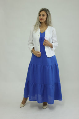 Платье умягченный 100% лен