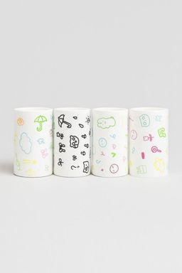 Набор наклеек "Bright drawings", mix (7,2см*2м)