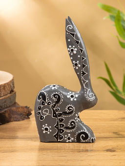 Сувенир «Заяц», 10×3×24 см, дерево