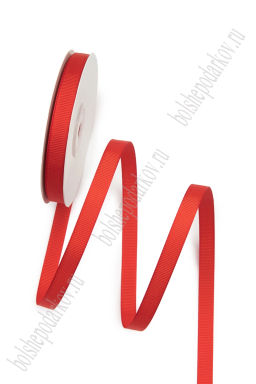 Лента репсовая 1 см*20 ярд "1 сорт" (SF-1346) красный №26