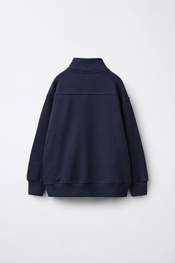 ZIP-UP SWEATSHIRT AND LABELLED BERMUDA SHORTS SET - Zara фото 4
