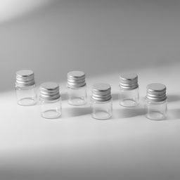 Цена за 2 шт. Баночки для хранения бисера, d=2.2×3.2 см, 6 шт.