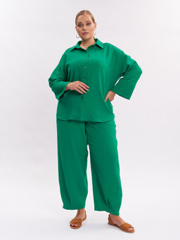 Блузка из муслина BL28501GRN44 - Артесса фото 3