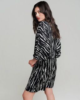 Платье шёлковое с цельнокроеным рукавом FVP001 - Sahar art lab фото 4