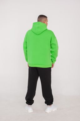 Толстовка мужская Худи салатовый начес - Марлен фото 2