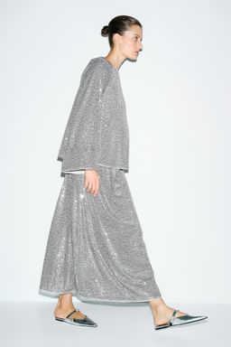 MAMA Blusa de lentejuelas - H&m фото 3