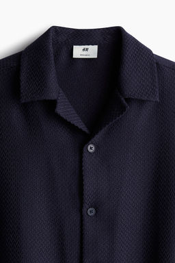 Camisa resort con textura Regular Fit - H&m фото 7