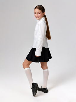 ACOOLA / Блузка детская для девочек Levin белый  фото 6