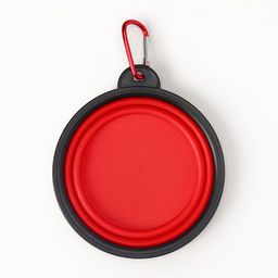 Цена за 2 шт. Миска силиконовая, складная, 350 мл, 13 см, красная - Пижон фото 6