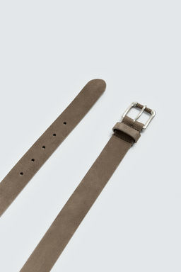 NUBUCK LEATHER BELT - Zara фото 2