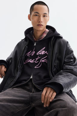Chaqueta sudadera con cremallera Oversized Fit - H&m фото 5