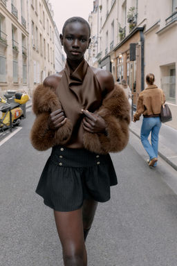 SKORT WITH BUTTONS - Zara фото 10