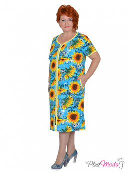 Халат Модель №1212 размеры 44-84 - Plusmoda фото 7