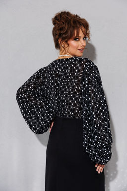 Блуза Anastasia 1177 черный  фото 5