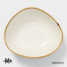 Салатник Magistro «Церера», 440 мл, 15.5×13.4 см, фарфор, голубой