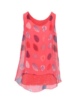 Топ, коралловый - Linea tesini фото 2