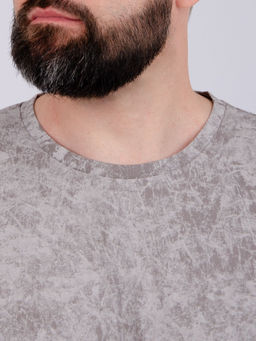 Футболка ФМ-62 светло-серая, трикотаж - Малина фото 5