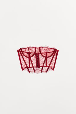 LACE UNDERWIRE CORSET - Zara фото 5