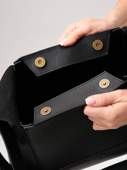 Кожаная сумка Mosaic DBR 31376 черный  фото 9