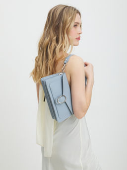 Женская сумка на плечо TENDANCE Артикул 4451354, светло-голубой фото 5