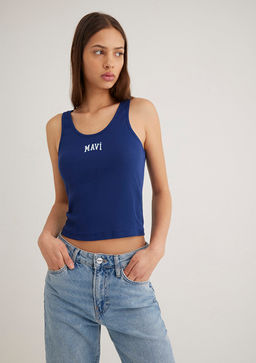 Mavi Logo Bask?l? Lacivert Atlet  фото 3