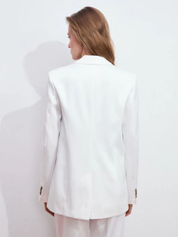 Однобортный жакет из тенселя ZR2605022506-1 / Zarina