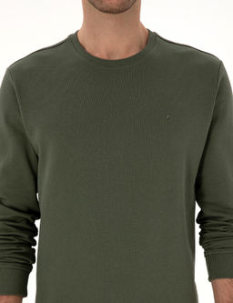 Haki Regular Fit Sweatshirt - Cacharel фото 6