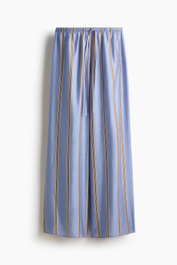 Wide drawstring trousers