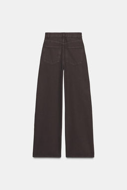 TRF HIGH-WAIST EXTRA WIDE-LEG JEANS - Zara фото 11