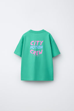 CAMISETA BORDADO / Turquesa
