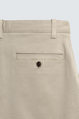 BERMUDA CHINO REGULAR FIT / Beige - Zara фото 10