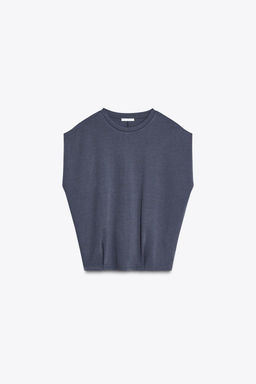WASHED INTERLOCK T-SHIRT - Zara фото 22