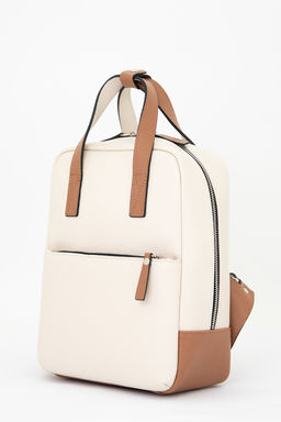 Сумка женская Ц-564/2.1 бежевый+кэмел - Protege фото 3