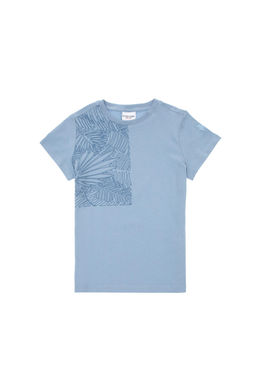 Erkek _ocuk Mavi Bisiklet Yaka Ti__rt Sepette S_rpriz _ndirim