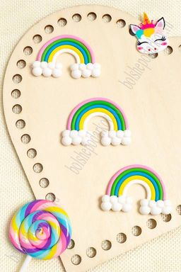 Кабошон Радуга (5 шт) SF-3028, №2