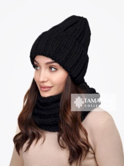 Комплект Грейс (шапка+снуд)