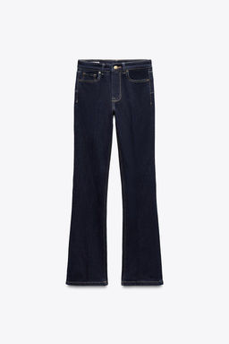 ZW COLLECTION BOOTCUT MID-WAIST CONTOUR JEANS - Zara фото 11