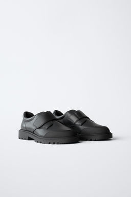 ZAPATO COLEGIAL PIEL / Negro